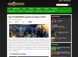Top 10 mmorpg games 2013